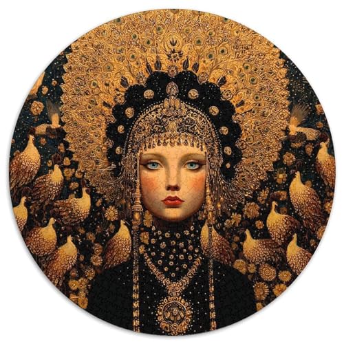 Puzzle 1000pcs (67.5x67.5cm) Erwachsene Osteuropäische Folklorekunst Damen Herren Holzbrett Präzisions-Interlocking von kaiyun