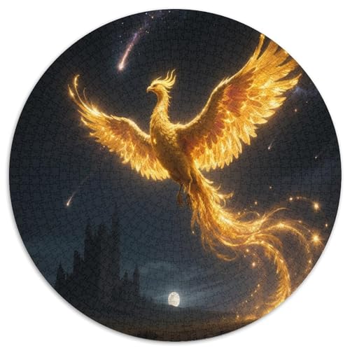 Puzzle 1000pcs (67.5x67.5cm) Erwachsene Phönix Damen Herren Holzbrett Präzisions-Interlocking Night Sky Meteor von kaiyun