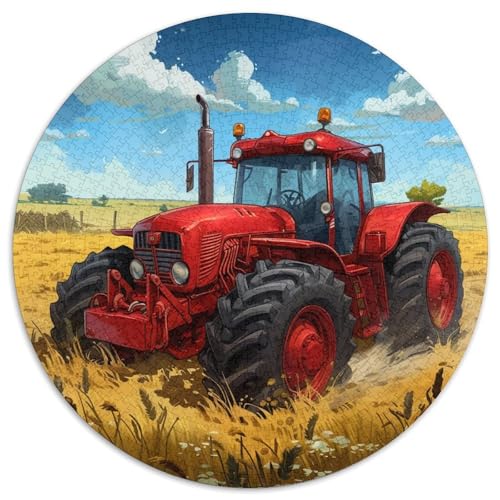 Puzzle 1000pcs (67.5x67.5cm) Erwachsene Traktor - CartoonStyle Damen Herren Holzbrett Präzisions-Interlocking von kaiyun