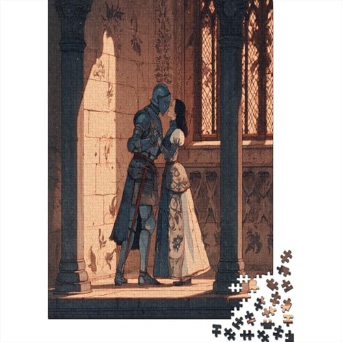 Puzzle 38x26cm/1000pcs Erwachsene A Beautiful Ritterin Slow Dancing with A Vampire Prince Damen Herren Holzbrett Präzisions-Interlocking Puzzle 38x26cm/1000pcs Erwachsene A Beautiful Ritterin Slow Dancing with A Vampire Prince Damen Herren Holzbrett Präzisions-Interlocking von kaiyun