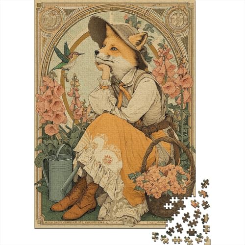 Puzzle 38x26cm/1000pcs Erwachsene Füchsin Damen Herren Holzbrett Präzisions-Interlocking Basket Full of Blumes Puzzle 38x26cm/1000pcs Erwachsene Füchsin Damen Herren Holzbrett Präzisions-Interlocking Basket Full of Blumes von kaiyun