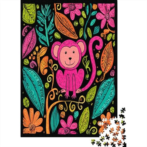 Puzzle 38x26cm/1000pcs Erwachsene Süßer Kleiner Graffiti-AFFE Damen Herren Holzbrett Präzisions-Interlocking Bunt Puzzle 38x26cm/1000pcs Erwachsene Süßer Kleiner Graffiti-AFFE Damen Herren Holzbrett Präzisions-Interlocking Bunt von kaiyun
