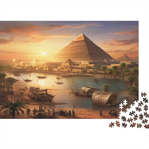 Pyramide 1000pcs (75x50cm) Puzzle, Lernspiel Impossible Kanal Herausforderungsspielzeug Für Erwachsene Teenager von kaiyun