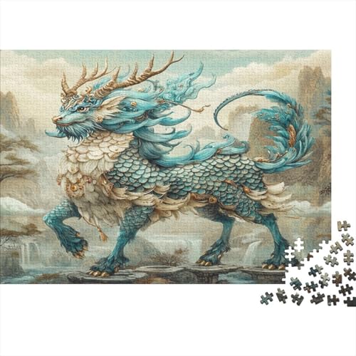 Qilin,Rätsel Für Erwachsene 1000pcs (75x50cm),Herausforderungsspiele Mountains Rivers Walds von kaiyun