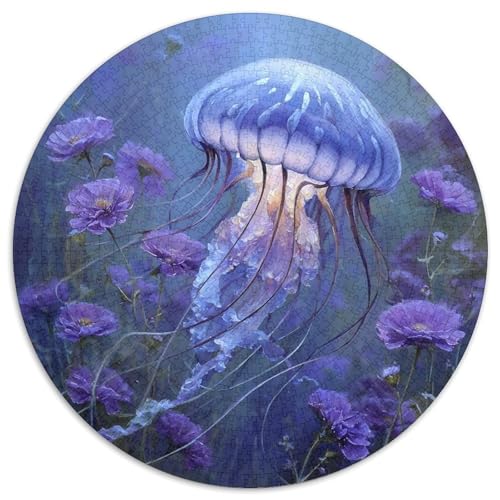 Qualle 1000pcs (67.5x67.5cm) Schwer Puzzle Lernspiel Impossible Blume Herausforderung Spielzeug Für Erwachsene Kinder von kaiyun