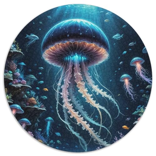 Qualle 1000pcs (67.5x67.5cm) Schwer Puzzle Lernspiel Impossible Marine Life Herausforderung Spielzeug Für Erwachsene Kinder von kaiyun