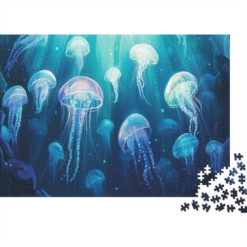 Qualle 1000pcs (75x50cm) Puzzles, Die Für Erwachsene Und Personen Ab 14 Jahren Geeignet Sind Meereslebewesen von kaiyun