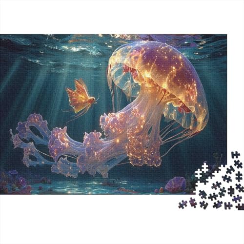 Qualle 1000pcs (75x50cm) Schwer Puzzle Lernspiel Impossible Tanzen Herausforderung Spielzeug Für Erwachsene Kinder von kaiyun