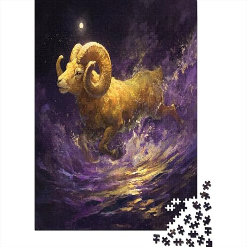 Rams-Purple Ozean 38x26cm/1000pcs Puzzle, Lernspiel Impossible Herausforderungsspielzeug Für Erwachsene Teenager von kaiyun