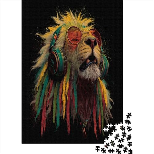 Rasta-Löwe mit Sound System, Gemusterte Nachhaltige Für Erwachsene Hochwertige Holzspielpuzzles 70x50cm/1000pcs Rasta-Löwe mit Sound System, Gemusterte Nachhaltige Für Erwachsene Hochwertige Holzspielpuzzles 70x50cm/1000pcs von kaiyun