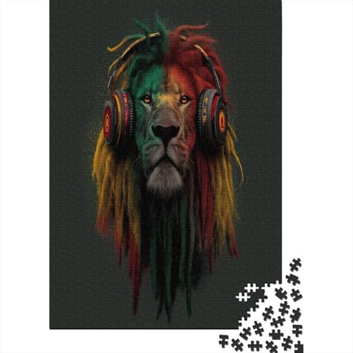 Rasta-Löwe mit Sound SystemPuzzle 1000 Teile Für Erwachsene, Lernspiele70x50cm/1000pcs Rasta-Löwe mit Sound SystemPuzzle 1000 Teile Für Erwachsene, Lernspiele70x50cm/1000pcs von kaiyun