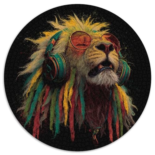 Rasta Löwe with Sound System Rätsel Für Erwachsene || 1000pcs (67.5x67.5cm) Puzzles Lernspiele Home Decor von kaiyun