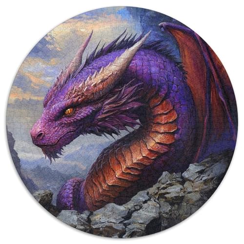 Red Purple Drache 1000pcs (67.5x67.5cm) Puzzles, Die Für Erwachsene Und Personen Ab 14 Jahren Geeignet Sind Tier von kaiyun