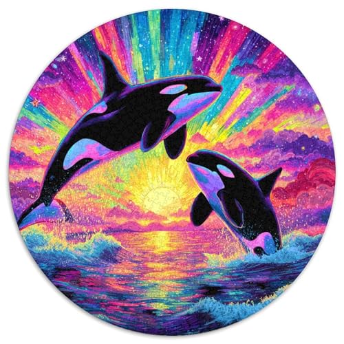 Regenbogenhimmel Rätsel Für Erwachsene |Wal| 1000pcs (67.5x67.5cm) Puzzles Lernspiele Home Decor von kaiyun