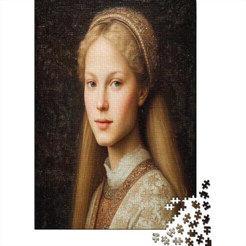 Renaissance Blonde Junge Frau Portrait Puzzle 1000 Teile, Lernspiel, Unmöglich, Anspruchsvolles Spielzeug Für Erwachsene Und Kinder Ab 14 Jahren 38x26cm/1000pcs Renaissance Blonde Junge Frau Portrait Puzzle 1000 Teile, Lernspiel, Unmöglich, Anspruchsvolles Spielzeug Für Erwachsene Und Kinder Ab 14 Jahren 38x26cm/1000pcs von kaiyun