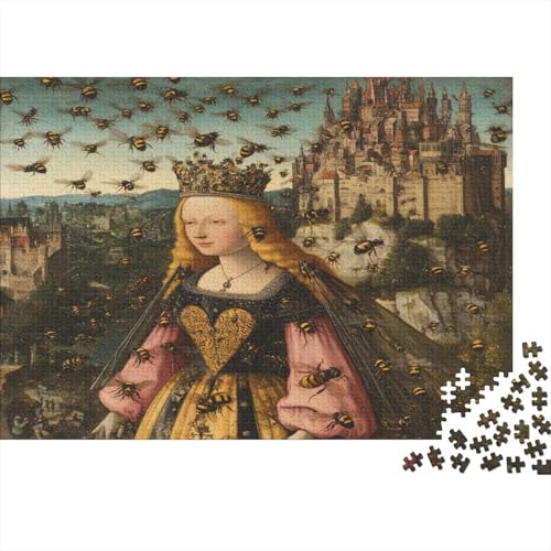Renaissance-Gemälde 1000pcs (75x50cm) Puzzles, Die Für Erwachsene Und Personen Ab 14 Jahren Geeignet Sind Bienenkönigin im Schloss von kaiyun