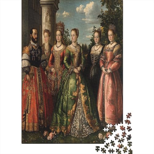 Renaissance-Stil 38x26cm/1000pcs Schwer Puzzle Lernspiel Impossible Königin und König Herausforderung Spielzeug Für Erwachsene Kinder Renaissance-Stil 38x26cm/1000pcs Schwer Puzzle Lernspiel Impossible Königin und König Herausforderung Spielzeug Für Erwachsene Kinder von kaiyun