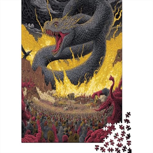 Riesige Klapperschlange Verrückte Stimmung Puzzle 1000 Teile Für Erwachsene, Lernspiele, Heimdekoration70x50cm/1000pcs Riesige Klapperschlange Verrückte Stimmung Puzzle 1000 Teile Für Erwachsene, Lernspiele, Heimdekoration70x50cm/1000pcs von kaiyun