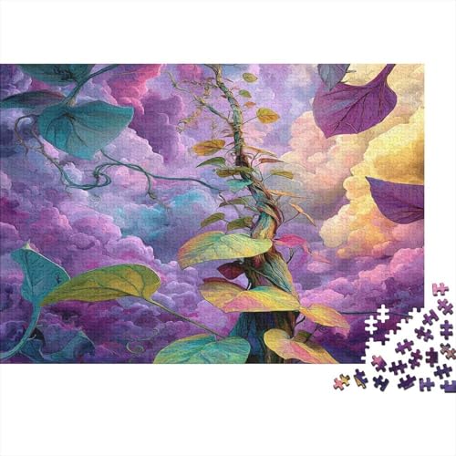 Riesige Regenbogenbohnenranke-Leuchtende Ranke 1000pcs (75x50cm) Schwer Puzzle Lernspiel Impossible Herausforderung Spielzeug Für Erwachsene Kinder von kaiyun