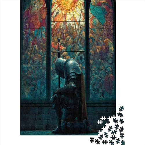 Ritter in Armour 38x26cm/1000pcs Puzzles, Die Für Erwachsene Und Personen Ab 14 Jahren Geeignet Sind Glasmalerei Ritter in Armour 38x26cm/1000pcs Puzzles, Die Für Erwachsene Und Personen Ab 14 Jahren Geeignet Sind Glasmalerei von kaiyun