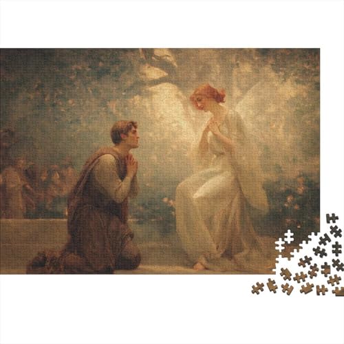 Ritter kniet vor der Feenkönigin 1000pcs (75x50cm) Schwer Puzzle Lernspiel Impossible LebensbaumHerausforderung Spielzeug Für Erwachsene Kinder von kaiyun