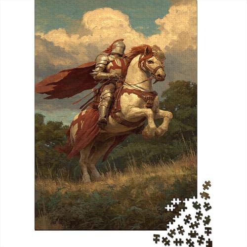 Ritter zu Horse Rätsel Für Erwachsene || 70x50cm/1000pcs Puzzles Lernspiele Home Decor von kaiyun