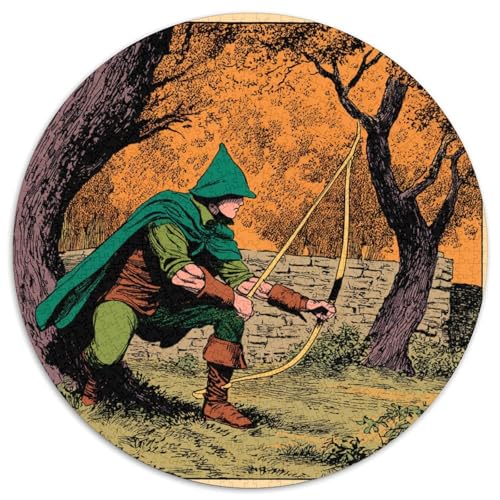 Robin Hood-Muster Rätsel Für Erwachsene || 1000pcs (67.5x67.5cm) Puzzles Lernspiele Home Decor von kaiyun