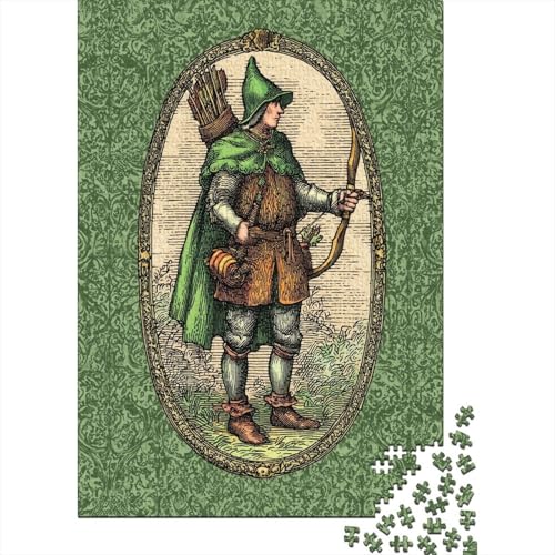 Robin Hood im mittelalterlichen Stil 70x50cm/1000pcs Schwer Puzzle Lernspiel Impossible Herausforderung Spielzeug Für Erwachsene Kinder Robin Hood im mittelalterlichen Stil 70x50cm/1000pcs Schwer Puzzle Lernspiel Impossible Herausforderung Spielzeug Für Erwachsene Kinder von kaiyun
