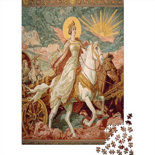 Romanischer Stil Puzzle 1000 Teile, Lernspiel, Unmöglich Königin Victoria, Anspruchsvolles Spielzeug Für Erwachsene Und Kinder Ab 14 Jahren 70x50cm/1000pcs von kaiyun