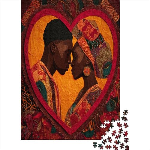 Romantisches Herz Afrikanischer StilPuzzle 1000 Teile Für Erwachsene, Lernspiele70x50cm/1000pcs Romantisches Herz Afrikanischer StilPuzzle 1000 Teile Für Erwachsene, Lernspiele70x50cm/1000pcs von kaiyun