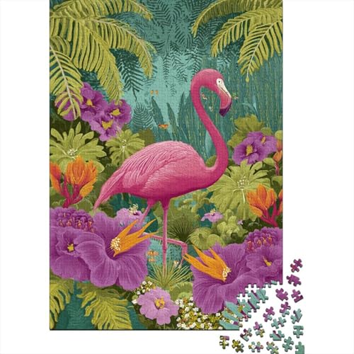 Rosa Flamingo Exotic Blumes Puzzle 1000 Teile Für Erwachsene, Lernspiele, Heimdekoration70x50cm/1000pcs Rosa Flamingo Exotic Blumes Puzzle 1000 Teile Für Erwachsene, Lernspiele, Heimdekoration70x50cm/1000pcs von kaiyun