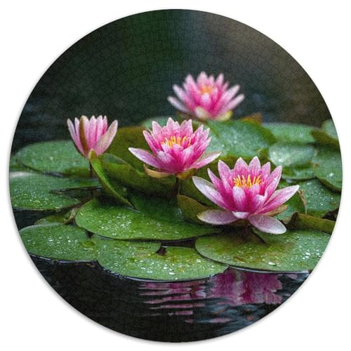 Rosa Seerose 1000pcs (67.5x67.5cm) Schwer Puzzle Lernspiel Impossible Herausforderung Spielzeug Für Erwachsene Kinder von kaiyun