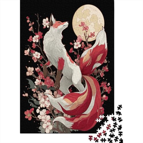 Rot-weißer Fuchs, Kirschblüten1000 Teile: Unmögliches Puzzle Für Erwachsene, Spiele, Geschenke, Kinder, Herausforderungs38x26cm/1000pcs Rot-weißer Fuchs, Kirschblüten1000 Teile: Unmögliches Puzzle Für Erwachsene, Spiele, Geschenke, Kinder, Herausforderungs38x26cm/1000pcs von kaiyun