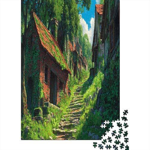 Ruhiges Dorf mit überwucherten Wegen und Wildblumen 38x26cm/1000pcs Puzzles, Die Für Erwachsene Und Personen Ab 14 Jahren Geeignet Sind Ruhiges Dorf mit überwucherten Wegen und Wildblumen 38x26cm/1000pcs Puzzles, Die Für Erwachsene Und Personen Ab 14 Jahren Geeignet Sind von kaiyun