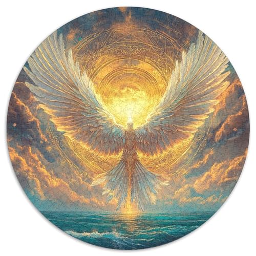 Schöne Flügel 1000pcs (67.5x67.5cm) Schwer Puzzle Lernspiel Impossible Ocean SunAnd Sacred Geometry Herausforderung Spielzeug Für Erwachsene Kinder von kaiyun