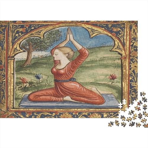 Schöne Frauen 1000pcs (75x50cm) Puzzles, Die Für Erwachsene Und Personen Ab 14 Jahren Geeignet Sind Mittelalter Illustration von kaiyun