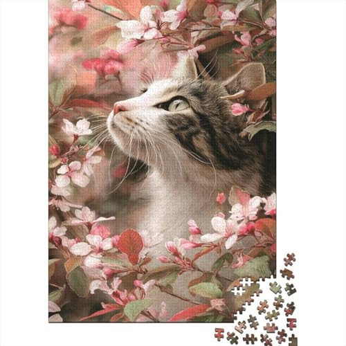 Schöne Katze im Frühlingsblumengarten Rätsel Für Erwachsene || 70x50cm/1000pcs Puzzles Lernspiele Home Decor Schöne Katze im Frühlingsblumengarten Rätsel Für Erwachsene || 70x50cm/1000pcs Puzzles Lernspiele Home Decor von kaiyun
