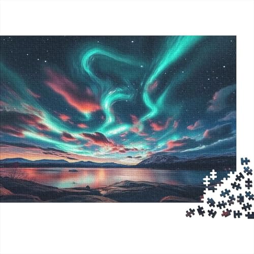 Schöner Himmel Rätsel Für Erwachsene |Auroralichts| 1000pcs (75x50cm) Puzzles Lernspiele Home Decor von kaiyun