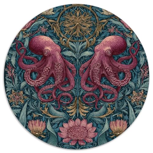 Schöner großer Oktopus1000 Teile: Unmögliches Puzzle Für Erwachsene, Spiele, Geschenke, Kinder, Herausforderungs1000pcs (67.5x67.5cm) von kaiyun