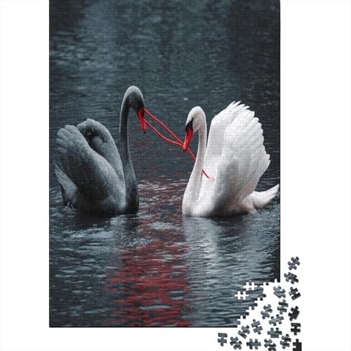 Schwarz-weißer Schwanenkampf-Rotes Seil ziehen Rätsel Für Erwachsene || 38x26cm/1000pcs Puzzles Lernspiele Home Decor Schwarz-weißer Schwanenkampf-Rotes Seil ziehen Rätsel Für Erwachsene || 38x26cm/1000pcs Puzzles Lernspiele Home Decor von kaiyun