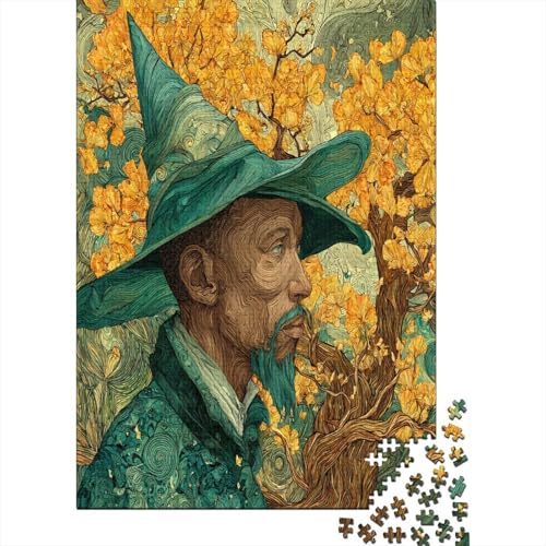 Schwarzer Zauberer, uralter Baum mit goldenen Blättern, Gemusterte Nachhaltige Für Erwachsene Hochwertige Holzspielpuzzles 70x50cm/1000pcs Schwarzer Zauberer, uralter Baum mit goldenen Blättern, Gemusterte Nachhaltige Für Erwachsene Hochwertige Holzspielpuzzles 70x50cm/1000pcs von kaiyun