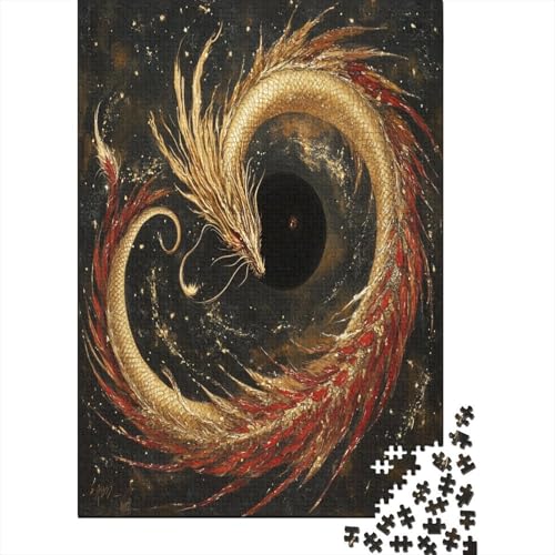 Schwarzes Loch Golden DrachePuzzle 1000 Teile Für Erwachsene, Lernspiele70x50cm/1000pcs Schwarzes Loch Golden DrachePuzzle 1000 Teile Für Erwachsene, Lernspiele70x50cm/1000pcs von kaiyun