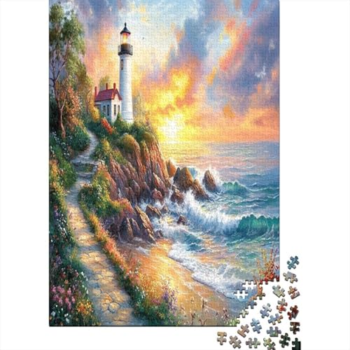 Sea Sonnenuntergang Sky Leuchtturm auf dem Felsen Küste1000 Teile: Unmögliches Puzzle Für Erwachsene, Spiele, Geschenke, Kinder, Herausforderungs70x50cm/1000pcs Sea Sonnenuntergang Sky Leuchtturm auf dem Felsen Küste1000 Teile: Unmögliches Puzzle Für Erwachsene, Spiele, Geschenke, Kinder, Herausforderungs70x50cm/1000pcs von kaiyun