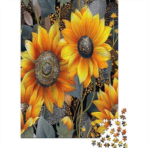 Seamless Hand Drawn SonneBlumes 38x26cm/1000pcs Puzzle, Lernspiel Impossible Blumen Pattern Herausforderungsspielzeug Für Erwachsene Teenager Seamless Hand Drawn SonneBlumes 38x26cm/1000pcs Puzzle, Lernspiel Impossible Blumen Pattern Herausforderungsspielzeug Für Erwachsene Teenager von kaiyun