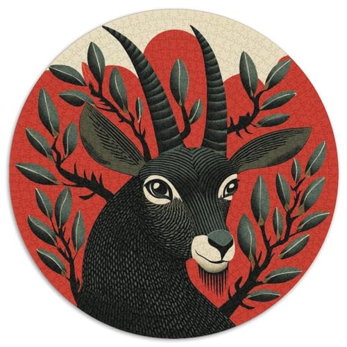 Serow-Hörner Werden abgerundet Äste 1000pcs (67.5x67.5cm) Schwer Puzzle Lernspiel Impossible Herausforderung Spielzeug Für Erwachsene Kinder von kaiyun
