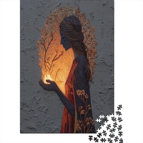 Sie hält das Licht 70x50cm/1000pcs Puzzle, Lernspiel Impossible Herausforderungsspielzeug Für Erwachsene Teenager von kaiyun
