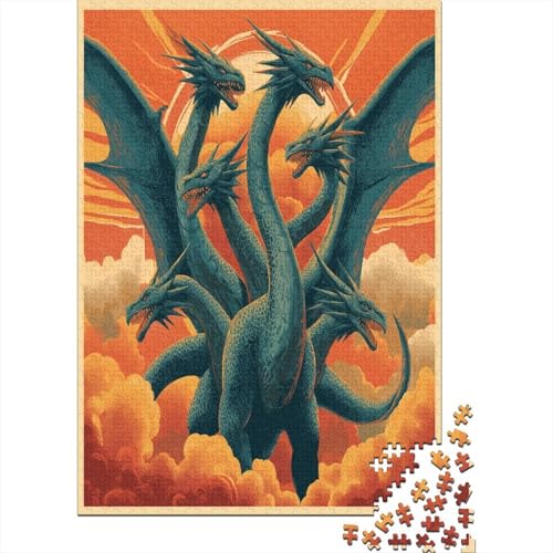 Six-Headed Drache Abstract Art Puzzle 1000 Teile, Lernspiel, Unmöglich, Anspruchsvolles Spielzeug Für Erwachsene Und Kinder Ab 14 Jahren 38x26cm/1000pcs Six-Headed Drache Abstract Art Puzzle 1000 Teile, Lernspiel, Unmöglich, Anspruchsvolles Spielzeug Für Erwachsene Und Kinder Ab 14 Jahren 38x26cm/1000pcs von kaiyun