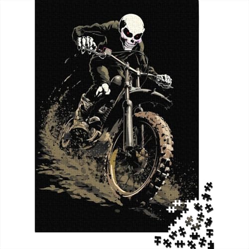 Skelett auf einem Motocross-Bike Puzzle 1000 Teile, Lernspiel, Unmöglich, Anspruchsvolles Spielzeug Für Erwachsene Und Kinder Ab 14 Jahren 70x50cm/1000pcs Skelett auf einem Motocross-Bike Puzzle 1000 Teile, Lernspiel, Unmöglich, Anspruchsvolles Spielzeug Für Erwachsene Und Kinder Ab 14 Jahren 70x50cm/1000pcs von kaiyun