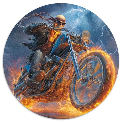 Skelettreiter 1000pcs (67.5x67.5cm) Schwer Puzzle Lernspiel Impossible Motorradblitz Herausforderung Spielzeug Für Erwachsene Kinder von kaiyun