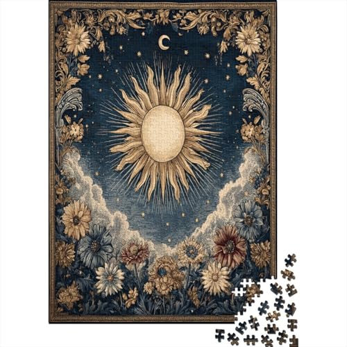 Sonne/Mond 38x26cm/1000pcs Schwer Puzzle Lernspiel Impossible Colored Blumes Herausforderung Spielzeug Für Erwachsene Kinder Sonne/Mond 38x26cm/1000pcs Schwer Puzzle Lernspiel Impossible Colored Blumes Herausforderung Spielzeug Für Erwachsene Kinder von kaiyun